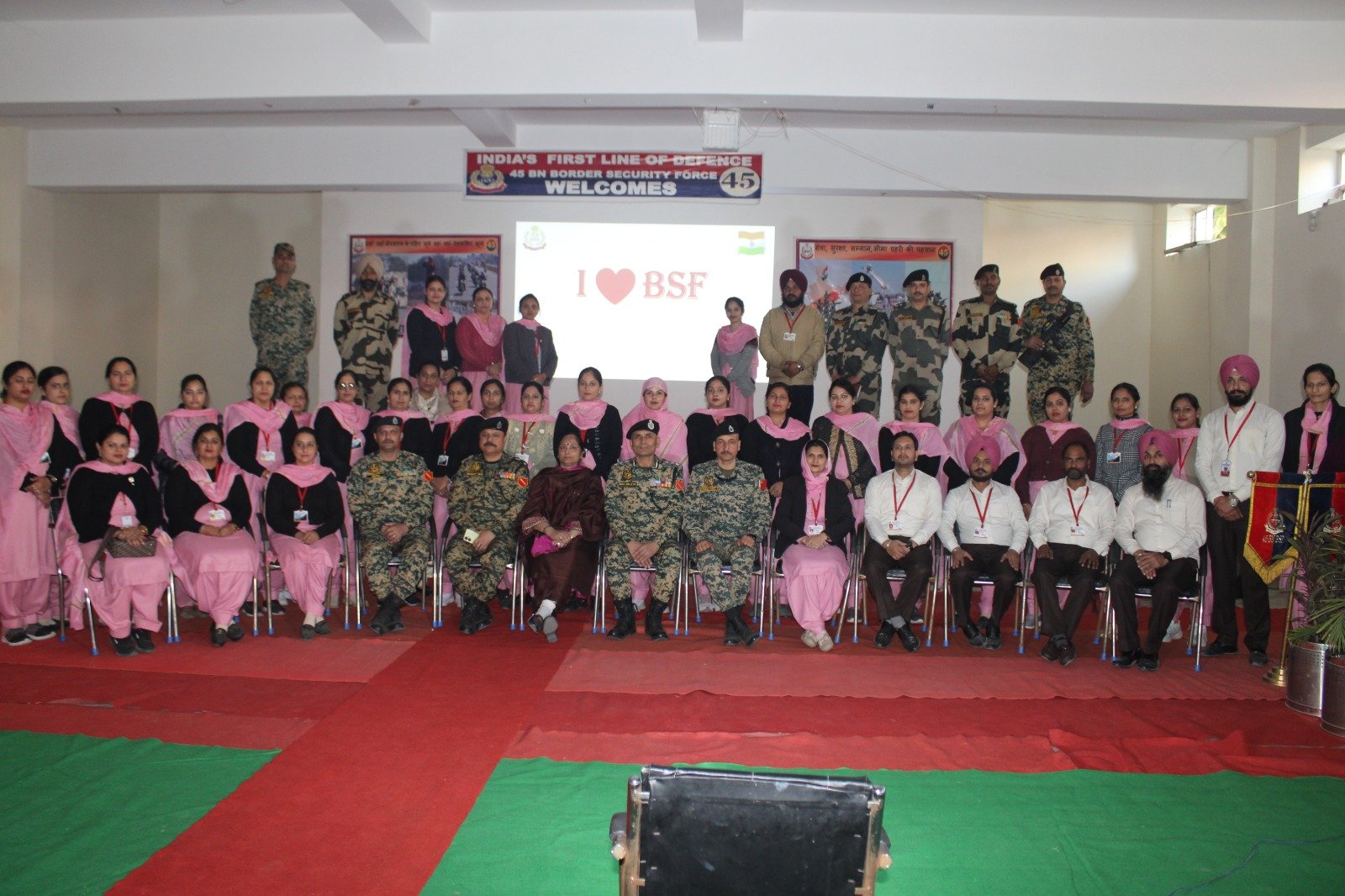 School Staff With BSF